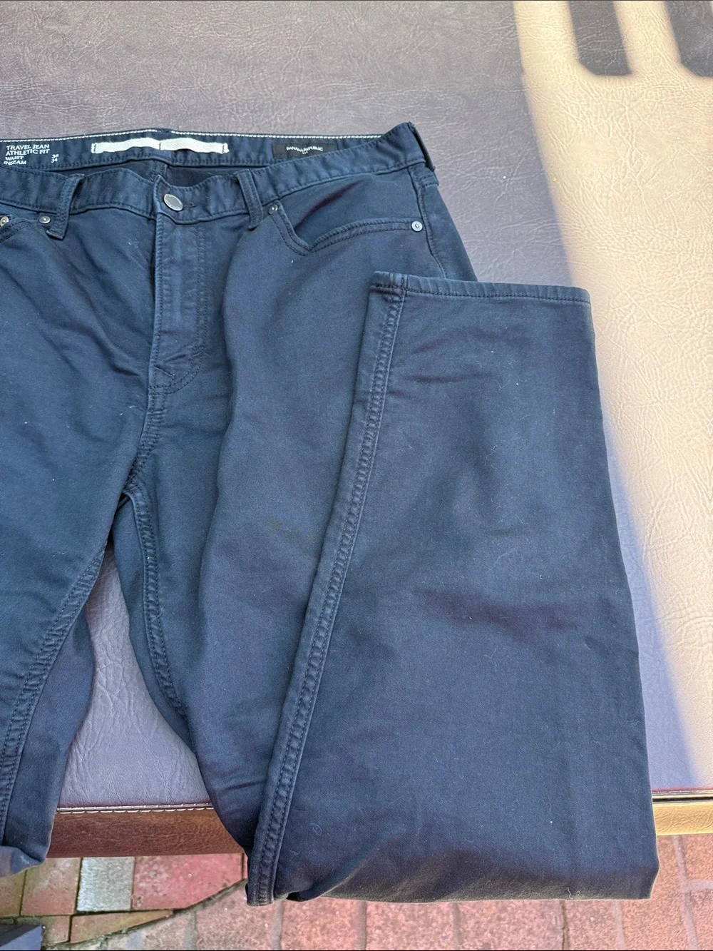 Banana Republic Black Chino Pants - Straight Leg 36x34